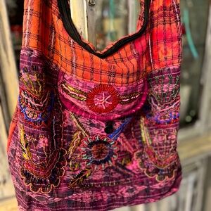 Hand embroidered bag from Bahamas beautiful unused